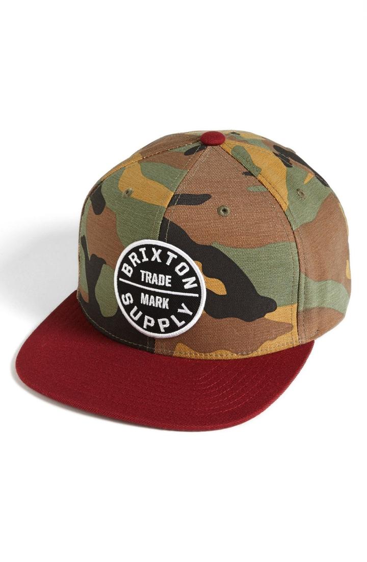 Men's Brixton 'oath Iii' Snapback Cap - Green