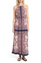 Women's Joie Alandra Silk Maxi Dress, Size - Blue