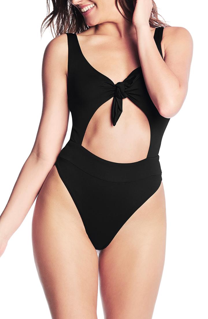 Women's Maaji One N Done Reversible One-piece Swimsuit - Black