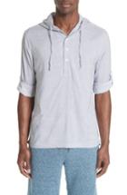 Men's Onia Kai Havana Stripe Pullover Hooded T-shirt