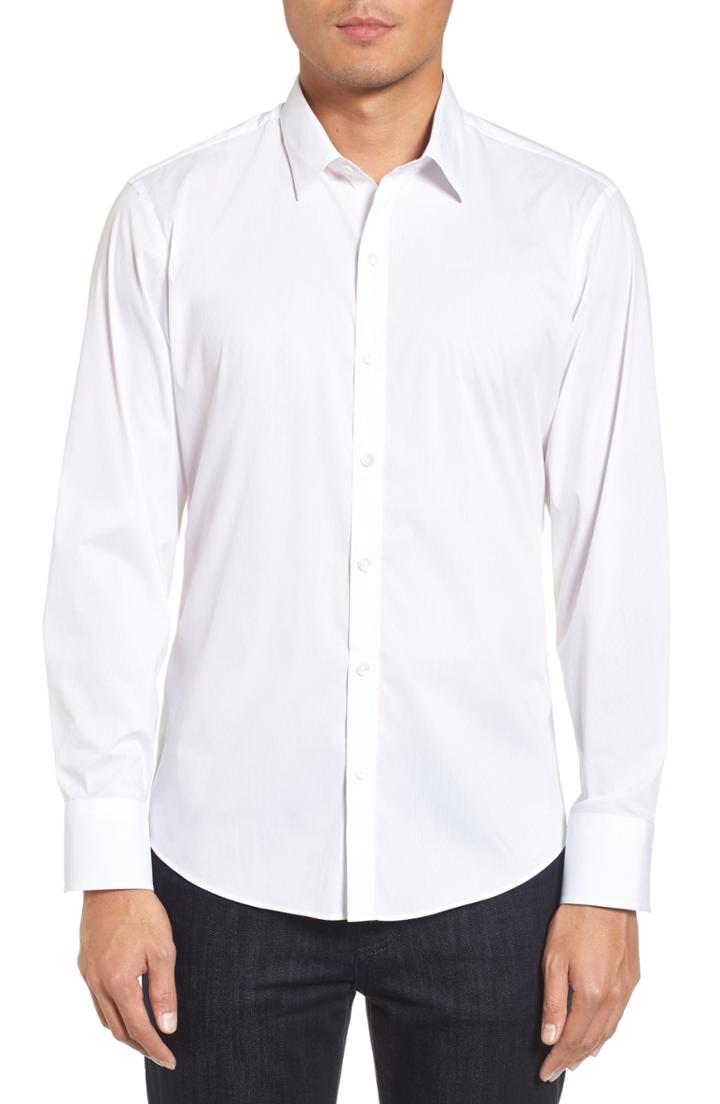 Men's Zachary Prell Robert Dobby Diamond Sport Shirt