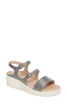 Women's Johnston & Murphy Clara Sandal .5 M - Metallic