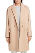 Women's Isabel Marant Virgin Wool & Cashmere Coat Us / 38 Fr - Pink