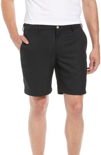 Men's Peter Millar Salem High Drape Performance Shorts - Grey