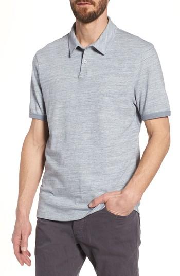 Men's James Perse Regular Fit Top Dyed Polo (xs) - Grey