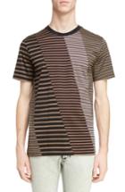Men's Lanvin Multistripe Patchwork T-shirt