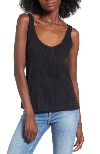 Women's Drifter Mildred Ribbed Tank - Black