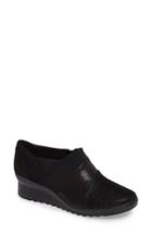 Women's Clarks Caddell Denali Ankle Loafer N - Black