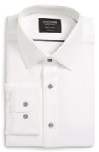 Men's Nordstrom Men's Shop Tech-smart Traditional Fit Stretch Solid Dress Shirt .532/33 - White