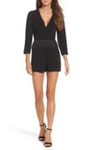 Women's Ali & Jay Because I Can Fringe Romper - Black