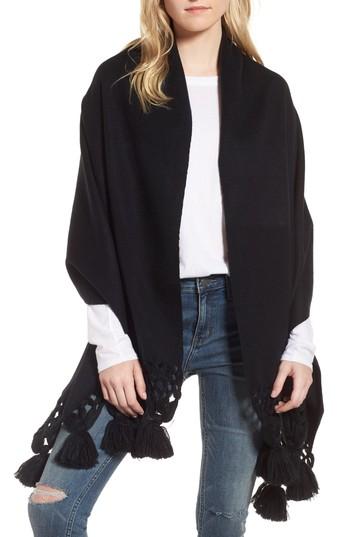 Women's Treasure & Bond Crochet Trim Wrap Scarf