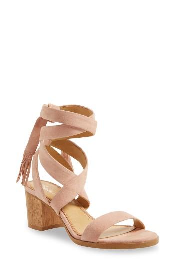 Women's Splendid Janet Block Heel Sandal M - Pink