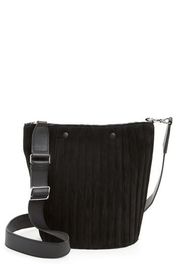 Steven Alan Rhys Quilted Suede Bucket Bag -