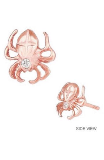Women's Mini Mini Jewels Diamond Icon Spider Earring