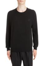 Men's Givenchy 4g Wool Crewneck Sweater - Black