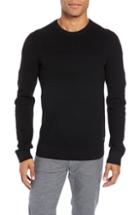 Men's Boss Esanto Structured Slim Fit Sweater - Black