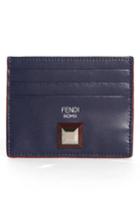 Fendi Rainbow Stud Leather Card Case -