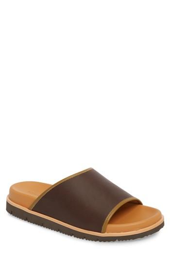 Men's Donald Pliner Brody Slide Sandal M - Brown
