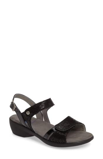Women's Wolky Agua Sandal -7.5us / 38eu - Black