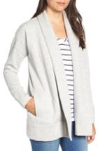 Women's Vineyard Vines Open Front Knit Jacket - Grey