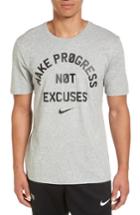 Men's Nike Dry No Excuses Training T-shirt, Size - Grey