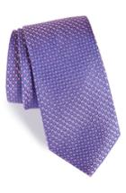 Men's Nordstrom Men's Shop Park Ave Solid Silk Tie, Size - Pink