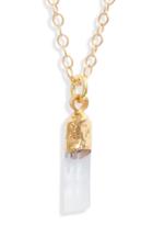 Women's Lux Divine Tessa Quartz Crystal Pendant Necklace