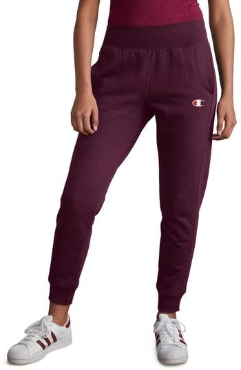 Women's Champion Reverse Weave Jogger Pants - Purple