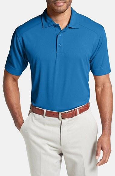 Men's Cutter & Buck 'genre' Drytec Moisture Wicking Polo, Size - Blue (online Only)