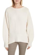 Women's Rag & Bone Athena Cashmere Pullover, Size - Ivory