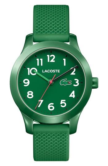 Women's Lacoste Kids 12.12 Silicone Strap Watch, 32mm