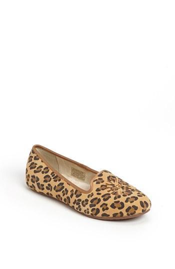Ugg Australia 'carey - Leopard' Flat (little Kid & Big Kid) Chestnut Leopard