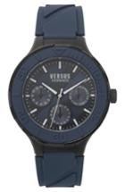 Men's Versace Wynberg Silicone Strap Watch, 44mm