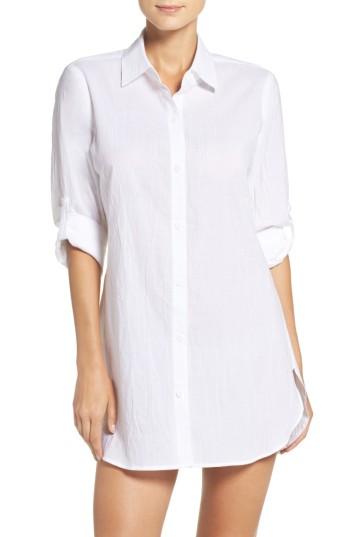 Women's Tommy Bahama Boyfriend Shirt Cover-up