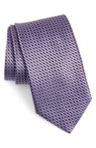 Men's Canali Geometric Silk X-long Tie