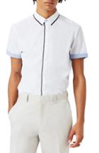 Men's Topman Contrast Trim Shirt - White