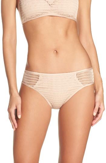Women's Kenneth Cole New York Wrapped In Love Hipster Bikini Bottoms - Beige