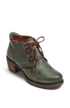 Women's Pikolinos 'le Mans' Stack Heel Bootie Eu - Green