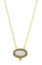 Women's Freida Rothman Imperial Mother Of Pearl Pendant Necklace