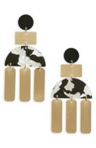 Women's Topshop Geometric Half Moon Earrings