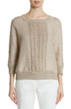 Women's Max Mara Albero Linen Sweater - Beige