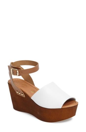 Women's Seychelles Platform Wedge Sandal M - White