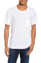 Men's James Perse Cotton & Linen Pocket T-shirt (xs) - White