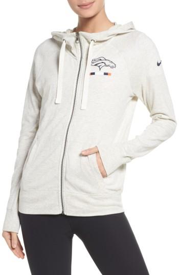 Women's Nike Nfl Zip Hoodie - Grey