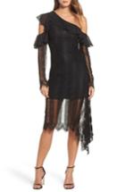 Women's Keepsake The Label Better Days One-shoulder Cutout Lace Dress - Black