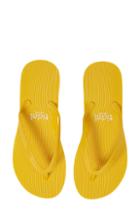 Women's Tidal New York Stripes Flip Flop M - Yellow