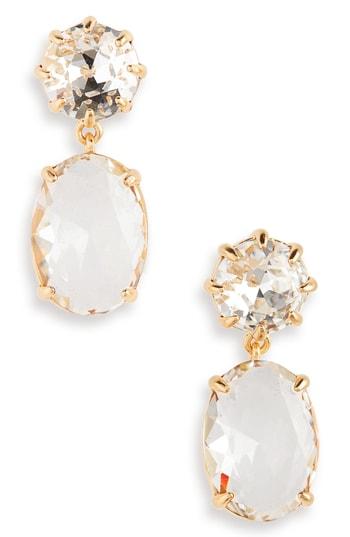 Women's J.crew Oval Stone Drop Earrings