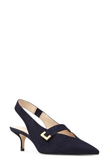 Women's Nine West Farrel Slingback Mary Jane Pump M - Blue