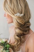 Brides & Hairpins Abril Comb, Size - Metallic