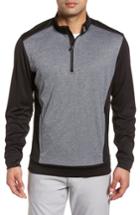 Men's Cutter & Buck Replay Classic Fit Half Zip Pullover - Black